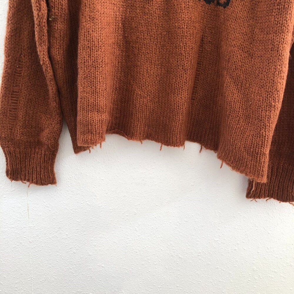 WOODEN SHIPS Long Sleeve BONJOUR WITCHES Sweater Size S/M - Picture 7 of 11